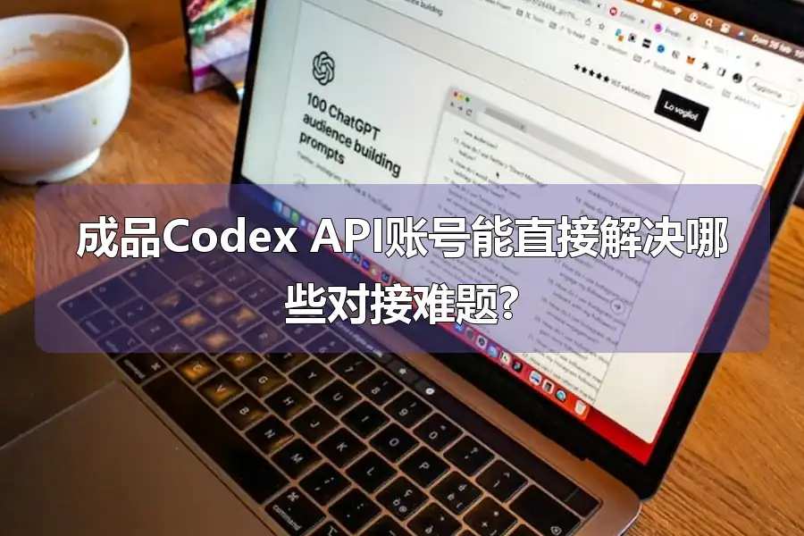 成品Codex API账号能直接解决哪些对接难题?
